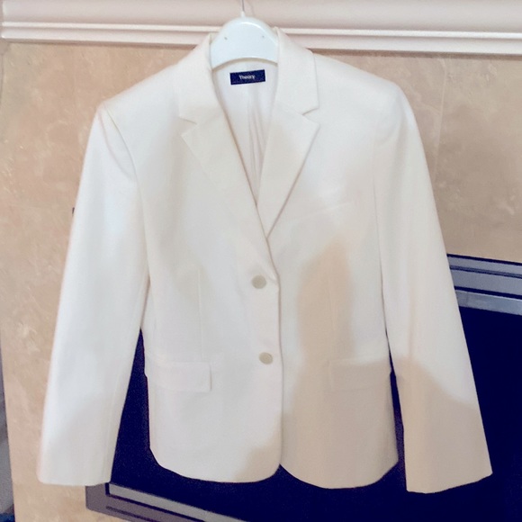 Theory Jackets & Blazers - Theory Blazer White
